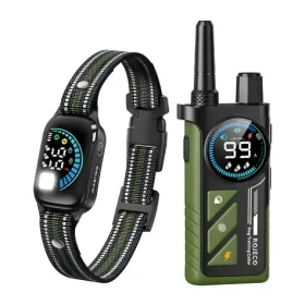 Rojeco PD511 / Výcvikový obojek pro psy / dosah 1000 m / zvuk, vibrace, elektrická stimulace / IPX7 (RXGQZFYTY-21A21)