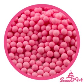 SweetArt cukrové perly růžové 5 mm (80 g)