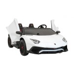 Mamido Dětské elektrické autíčko Lamborghini Aventador SV bílé