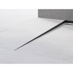 MEXEN - Line-B spádová lišta podlahová 120 cm levá, černá 187001120L