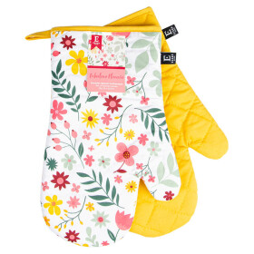 Kuchyňská chňapka ZAHRADA žlutá, sada 2 ks