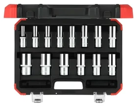 GEDORE 3300008 / Sada nástrčných klíčů / 1/2" / 10-32 mm / 14 ks (3300008)