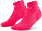 CEP pánské kotníkové běžecké kompresní ponožky 5.0 - pink Velikost: III (EUR 39-42)