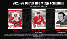 Hokejové karty NHL 2025-26 Upper Deck Detroit Red Wings NHL Centennial Hobby Balíček
