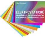 SYMBIO Elektrostatické poznámkové bločky modré / 190 x 100 mm / 100 listů / oboustranné (SYNT190100B100)
