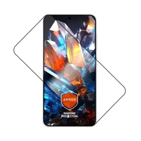 FIXED Ultra odolné tvrzené sklo Armor s Anti-dust aplikátorem a AR vrstvou pro Samsung Galaxy S25+ černé (FIXGA2-1505-BK)