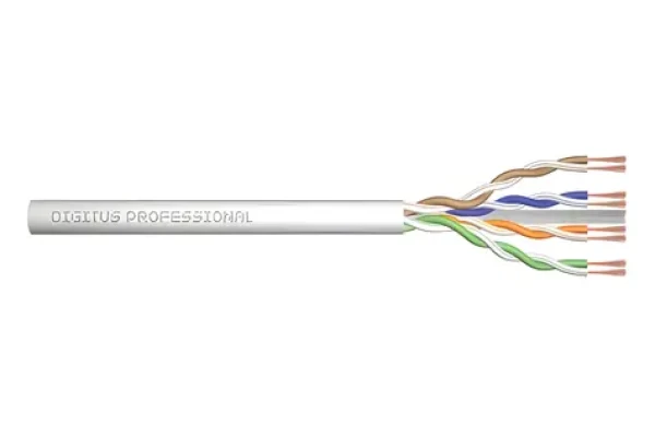 Digitus CAT 6A U/UTP šedá / Instalační kabel / lanko AWG26/7 / LSZH / 305m (DK-1613-A-P-305)