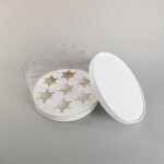 Cake star Plastový kulatý box na cupcakes nebo dort bílý 1 patro (na 7ks)