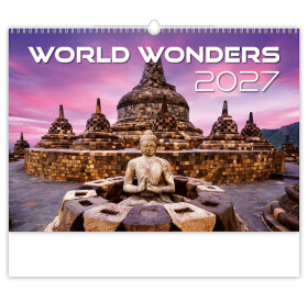 Nástěnný kalendář 2027 Helma World Wonders