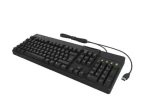 Keysonic KSK-8040U-CR černá / Klávesnice / full-size / USB / čtečka smart karet ISO 7816 (61081)