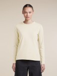 Dámské merino triko dlouhý rukáv ICEBREAKER Wmns 300 15,5 MerFine LS Tee, Undyed velikost: S