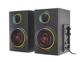 Genesis Helium 300BT ARGB černá / Reproduktory / 24W / Bluetooth 5.0 / USB / minijack 3.5mm (NCS-1716)