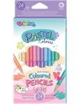 Colorino Colorino, 87737PTR, sada půlených pastelek, pastelové odstíny, 12 ks/24 barev