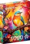ENJOY Puzzle Barevný ptáček