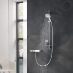 GROHE - Rainshower SmartActive Sada sprchové hlavice 150 9,5 l/min, 3 proudy, tyče 600 mm a hadice, chrom 26592000