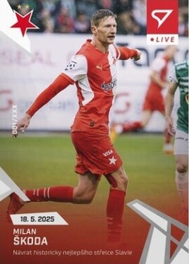 Fotbalová karta Chance Liga 2024-2025 - L-64 Milan Škoda