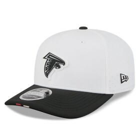 New Era Pánská kšiltovka Atlanta Falcons NFL 2025 Training Camp 9SEVENTY Stretch-Snap OTC White