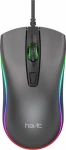 Havit MS72 šedá / myš / RGB / optická / 1200DPI / USB / 1.3 m (MS72)