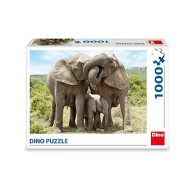 Puzzle 1000 dílků Sloní rodina