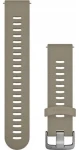 Garmin Řemínek silikonový pískový, ocelově stříbrná přezka / Řemínek / Quick Release 20 mm (010-11251-0Z)