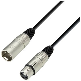 Adam Hall 3 STAR MMF 0050 XLR propojovací kabel [1x XLR zástrčka 3pólová - 1x XLR zásuvka 3pólová] 0.5 m černá