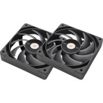 THERMALTAKE TOUGHFAN 12 Pro černá 2ks / Ventilátor / 120 mm / Hydraulic Bearing / 2000 RPM @ 22.6 dB / 70.8 CFM (CL-F159-PL12BL-A)