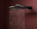 HANSGROHE - Raindance Alive S Hlavová sprcha, průměr 30 cm, EcoSmart, kartáčovaný černý chrom 24521340