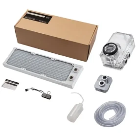 PHANTEKS Glacier EZ-Fit 360 SOFT-KIT bílá / Set vodního chlazení / Radiátor 360 mm / Soft tubing (PH-GEF_KIT360-ST_DWT)