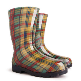 Dámské holínky DEMAR Rainny Print 0054 B kostka 36-37 0054B_36-37
