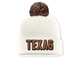 Nike Pánská zimní čepice Texas Longhorns NCAA Letter Mascot Knit with Pom