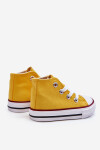 Dětské vysoké tenisky Filemon žluté - Sweet Shoes 32