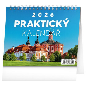 Kalendář 2026 stolní: Praktický kalendář s citáty, 16,5 x 13 cm