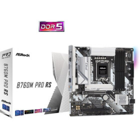 ASRock MB Sc LGA1700 B760M PRO RS, Intel B760, 4xDDR5, 1xDP, 1xHDMI, mATX EDF_380901