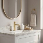REA - Umyvadlová baterie Rivo Brush Gold REA-B6533