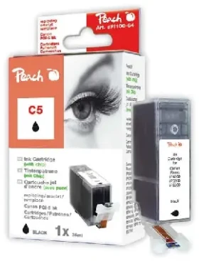 PEACH kompatibilní cartridge Canon PGI-5BK, Black, 26 ml (313234)