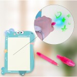 MalPlay Magický tablet s LED světelnou abecedou velryba