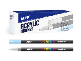 Akrylový popisovač 1 mm - modrý světlý