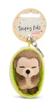 NICI GREEN klíčenka spící Ježek + světle zelený košík 12 cm