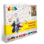 Antistresové omalovánky TSvetnoy TSvetnoy, X007e, Diamond painting - diamantové malování, 17 x 22 cm, Koťátko