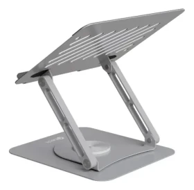 C-TECH Quallis NTS-200 / Stojan na notebook / do 15,6" / 360° rotace / nastavitelná výška / hliník (NTS-200)