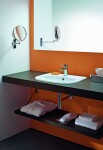 DURAVIT - D-Code Umyvadlo zápustné, 55x44 cm, s přepadem, s otvorem pro baterii, bílá 0337540000