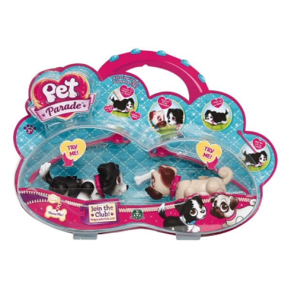 Pet Parade, 2ks - černo-bílý pejsek