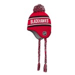 Outerstuff Dětská Zimní Čepice Chicago Blackhawks Jacquard Tassel Knit With Pom