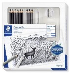 Staedtler Lumograph Design Journey sada uhlové tužky s pryží a