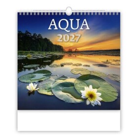 Kalendář nástěnný 2027 - Aqua