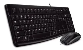 Logitech Desktop MK120 / Klávesnice a myš / DE verze / USB / Černá (920-004958)
