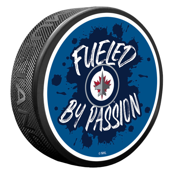 Mustang Puk Winnipeg Jets NHL Slogan