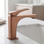 REA - Umyvadlová baterie PREMIUM Joe Brush Copper low REA-B8936