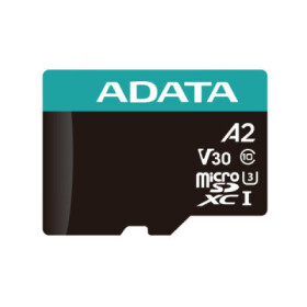 ADATA MicroSDXC karta 256GB Premier Pro UHS-I V30S (R:100/W:80 MB/s) + SD adaptér EDF_748501