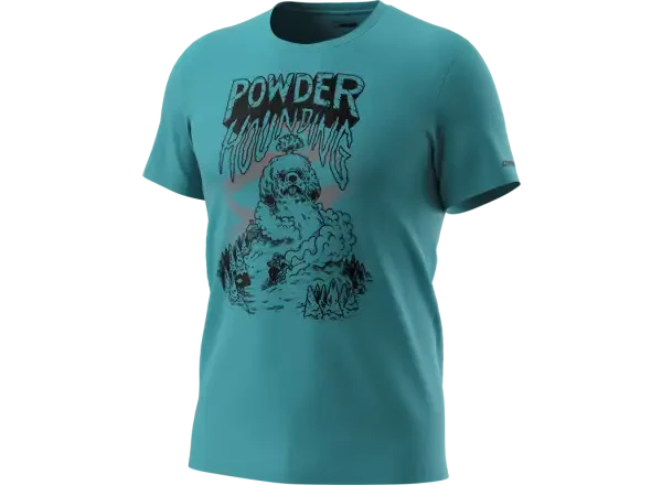 Dynafit 24/7 Artist Series Cotton pánské triko Storm blue/Powder Hounding vel. XL